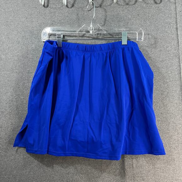 Kim Gravel x Swimsuits Swim Skirt Blue Dazzle Reg 14 - Picture 1 of 9